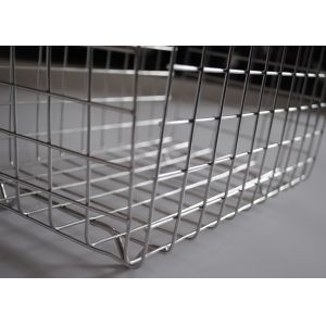 Quality Wire Mesh Strainer Disinfection Stackable Wire Baskets Food Grade Metal for sale