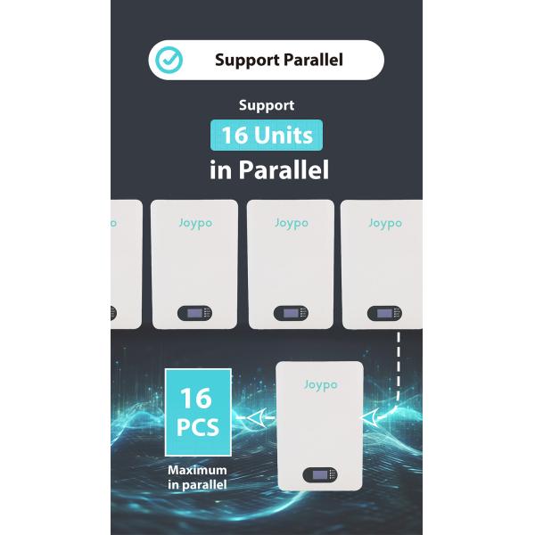 Wall Mounted Solar Back Up Battery 200Ah 10240Wh Home Energy Storage Battery