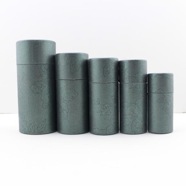 High Quality Black Cylinder Box Cardboard Flower Boxes with Customized Size