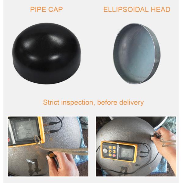 WPHY 60 WPHY 52 Carbon Steel End Cap Welded DIN 28011 Elliptical Dished