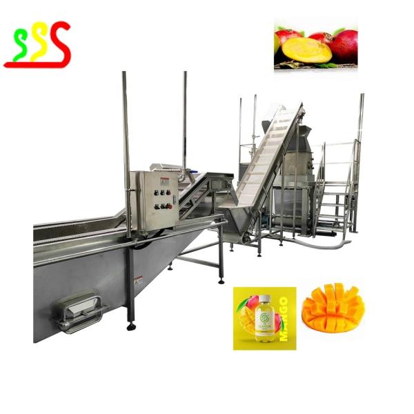 Mango Pineapple Juice Fruit Production Line With Minimal 500L/H Capacity