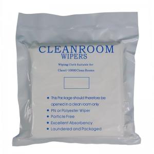 Quality 110GSM Laser Cut Cleanroom Polyester Wiper Lint Free Cleanroom Wipers for sale