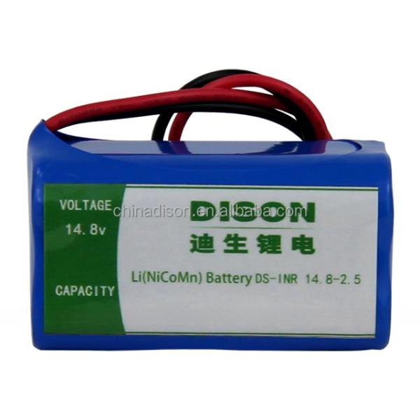 2C Discharge Rate 14.8v 2.5Ah NMC Lithium ion Li NiCoMh Battery Pack for Robot Cleaner