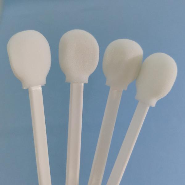 Sterilie Round Head Long Handle Cleanroom Swabs Disposable