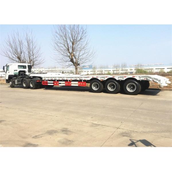Concave Beam Extendable 3 Axle 100 Ton Lowboy Semi Trailer