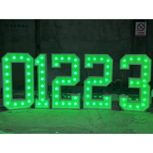 Input Voltage 12 V Led Marquee Letters 3ft 4ft 5ft Big Numbers Giant Light Up Letters