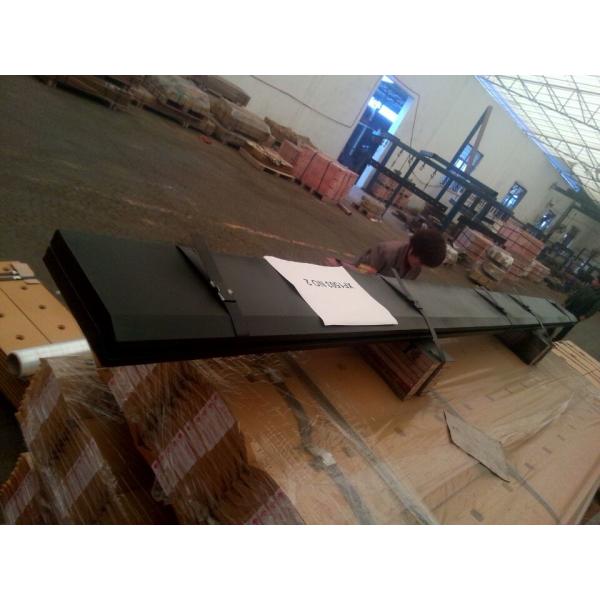 NB TIG Brand High Mn Material JCB Flat Cutting Edges , Single Beveled JCB Blades For Loader