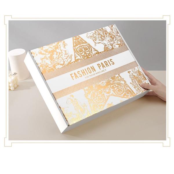 Custom Pink Clothes Jewelry Cosmetic Makeup Food Electronic Folding Mailer Corrugated Carton Woman Gift Box Storage Shipping Moving Packaging Packing Boxes