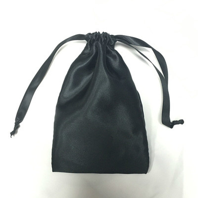 Multifunctional Satin Drawstring Pouch , Warrens Hair Jewelry Satin Favor Bags