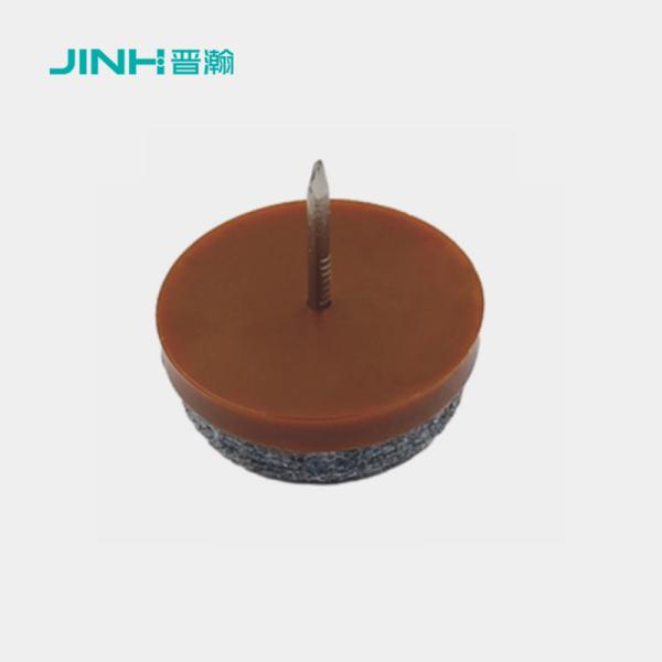 15MMx21.3MM Size Furniture Feet Nail Zinc Plated For Wood Furniture Leg