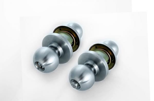 Buy 304 Stainless Steel Cylinder Door Knobs Cylindrical Knob Handle Lockset at wholesale prices