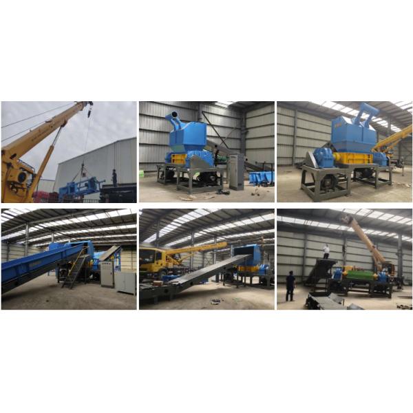 Car Bumper Metal Shredder Machine Scrap Electric Motor Shredder