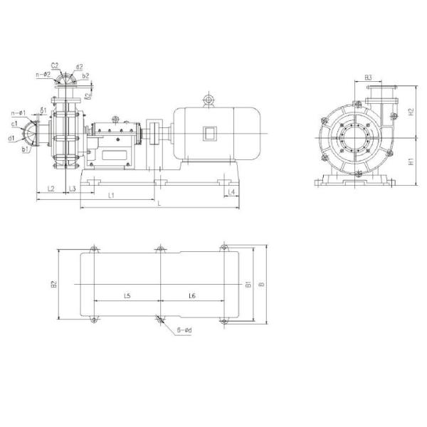 Customized Heavy Duty Horizontal Split Case Slurry Pump for Mining Sand Gravel Dredging