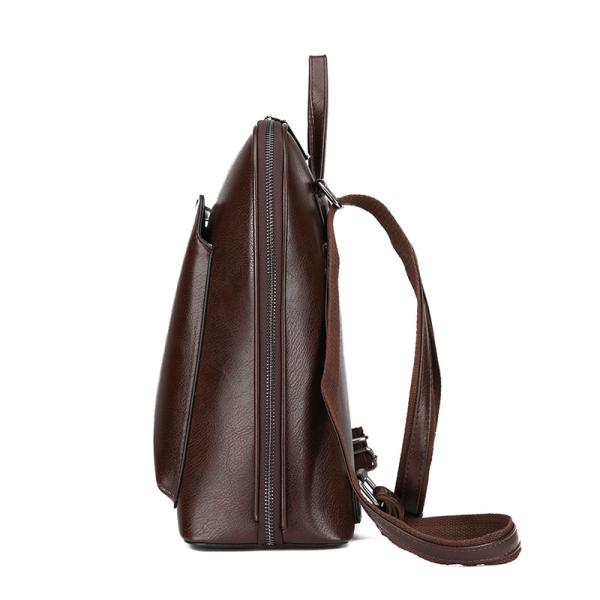 Wholesale Leisure Leather Day Backpack Bag For Women 3 Buyers