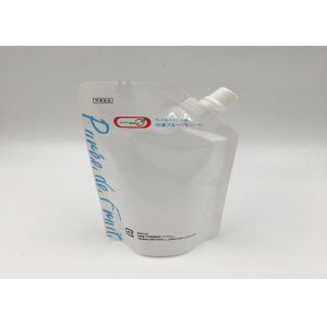 Quality Aluminum Foil Spout Pouch Packaging , 120ml Hair Shampoo Plastic Packaging for sale