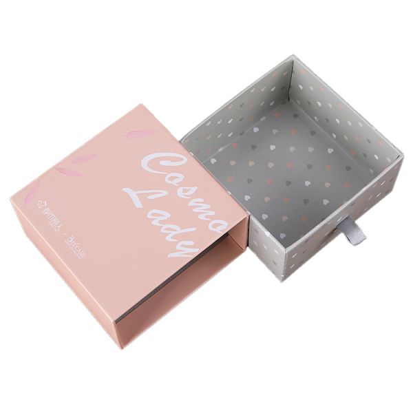 Pearl Hard Cardboard Gift Boxes Small Batch Customization Pull Out Gift Box