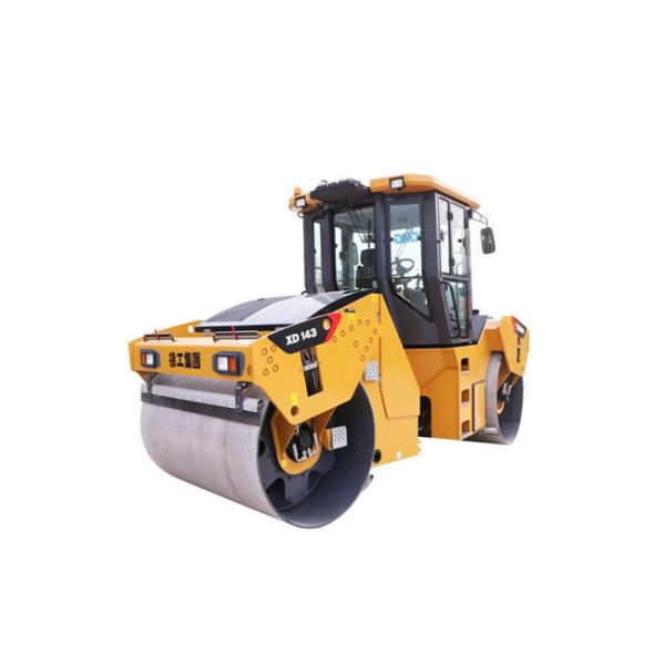 XCMG XD143 Double Drum Vibratory Road Roller Compactor Machine DEUTZ BF04M1013EC Engine