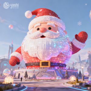 Handcrafted Santa Claus Lanterns - LED Outdoor Lighting Fixtures for Large