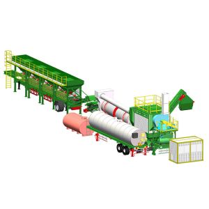 High Efficient Small Portable Asphalt Plant Intelligent Temperature Control