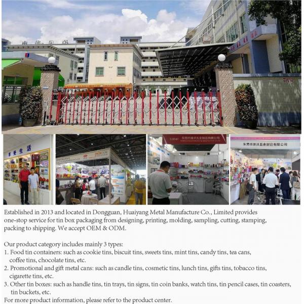 Rectangular Hinged Candy Tin Can For Gift Giving Custom Tin Container With Stackable Lid