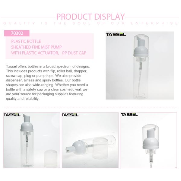 Screen Printing Plastic Makeup Containers Foaming Soap Bottle Screw Neck Type