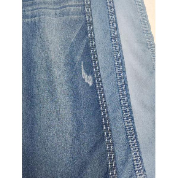 100%Tencel Low Shrinkage Light Weight 5.2OZ Summer Jeans Denim Fabric Elastic Free 180cm Full Width