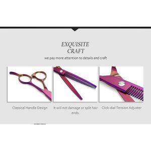 Professional Pet Grooming Shears 32 Teeth Pet Use Wear Resistance