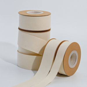 10mm-32mm Natural White Cotton Ribbon 100% Cotton Woven Ribbon