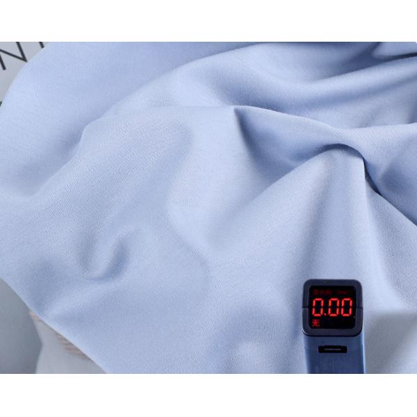 Infant Dyeing Knit 100 Combed Cotton Fabric 50S Comb Double Jersey Bar Jacquard