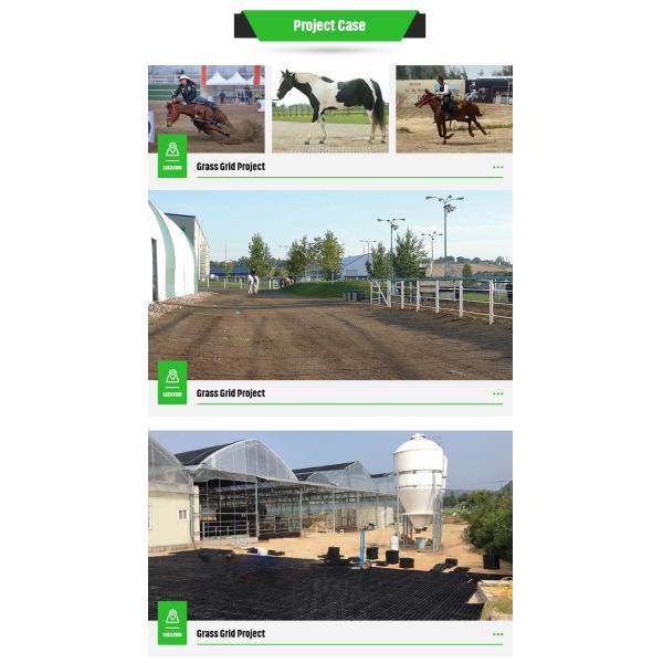 Plastic Pavers For Ground Geocell Gravel Paddock Grid Horse Grass And Farmhouse