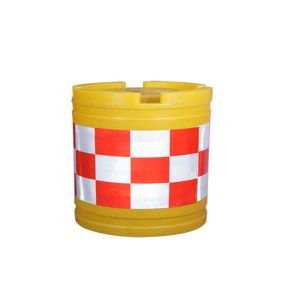 Quality Rotational Molding PE Warning Drum Water Filled Traffic Barriers for sale