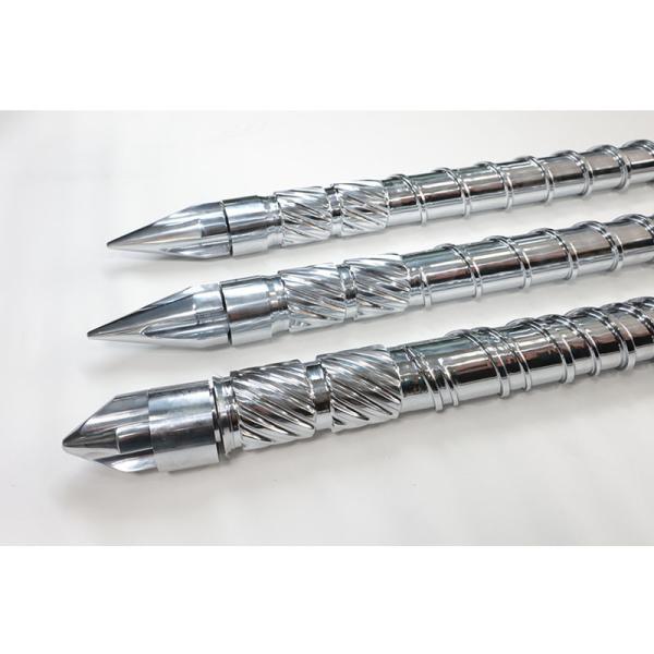 OEM Custom Stainless Steel Alloy Screw Auger Nitride Single Twin Extruder Screw Barrel