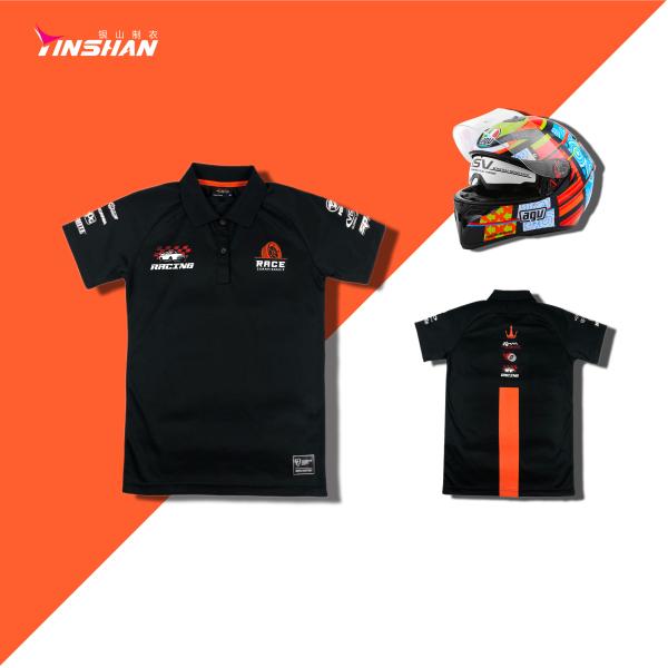 Custom Sublimated Polo Shirt for Sports Enthusiasts Perfect for Cycling and Motocross
