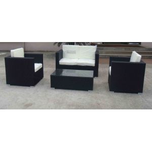 4pcs balcony wicker sofas