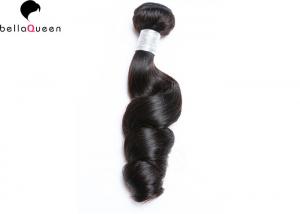 Quality 10 to 30  Black 100% Human Hair Grade 7A Hair Extensions Loose Wave Virgin Hair for sale