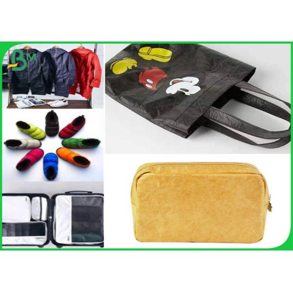 Recycled Soft Waterproof Tyvek Paper Roll With PU Material Coated Recycled Soft Waterproof fabric Paper Roll With PU Material Coated