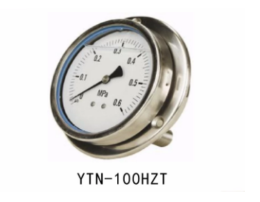 Sanitary Diaphragm Gas Pressure Test Gauge High Precision Anti - Collision