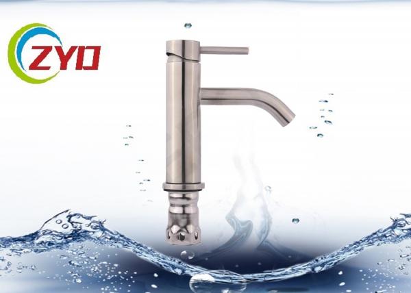 Buy Brass Polished Hot And Cold Water Tap , Desk Mounted Modern Plumbing Spare Parts at wholesale prices