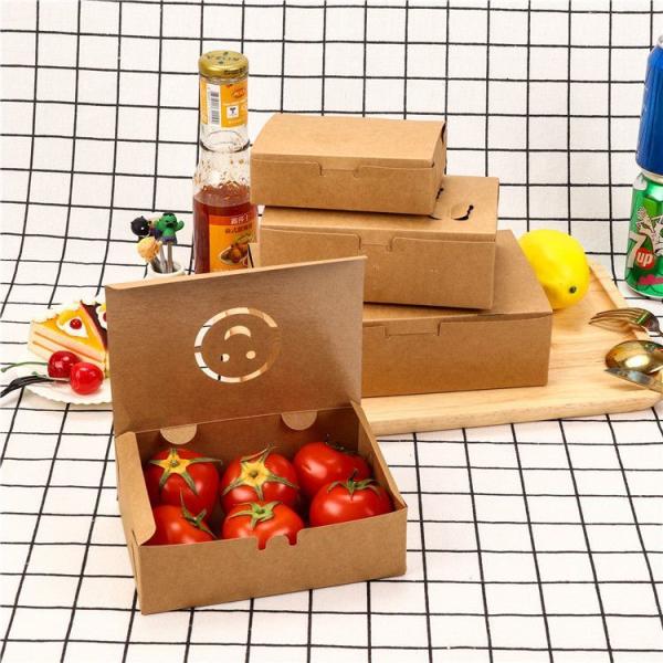 White Cardboard Paper Packaging Food Box for Restaurant Fast Food Snack Fried Chips Chicken Box