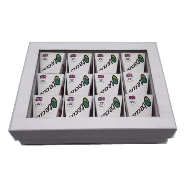 Matt / Gloss Lamination Cardboard Paper Box ISO9001 Approved For Tea Packaging