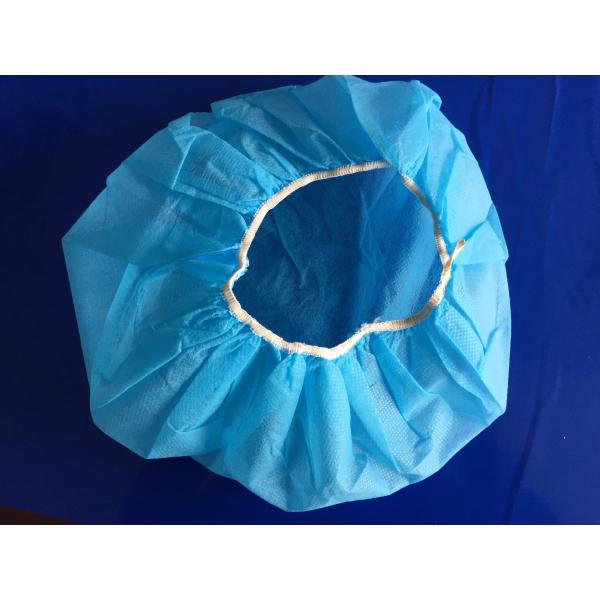 Hospital Cleanroom Consumables Disposable PP Non Woven Bouffant Cap 30GSM