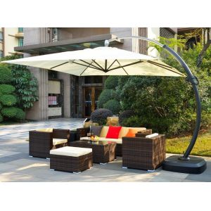 Quality 3.5m sun umbrella hotel umbrella beach umbrellas garden umbrella for sale