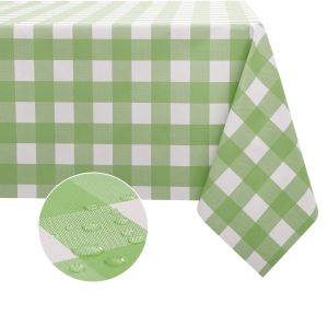 Quality Square Green Disposable Tablecloth for sale