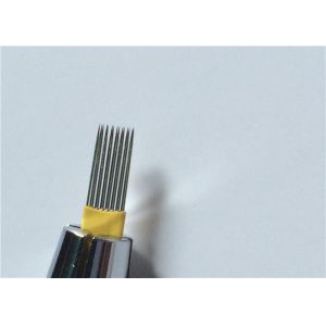 Quality Permanent Makeup Microblading Eyebrow Tattoo Needles 15M Disposable Less Vibration for sale