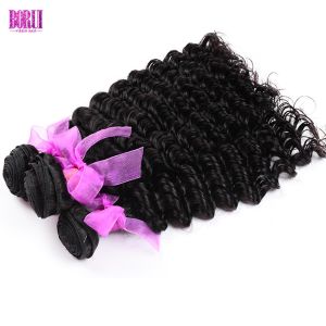 Cuticle Aligned Indian Human Hair Extensions With Closures No Tangling