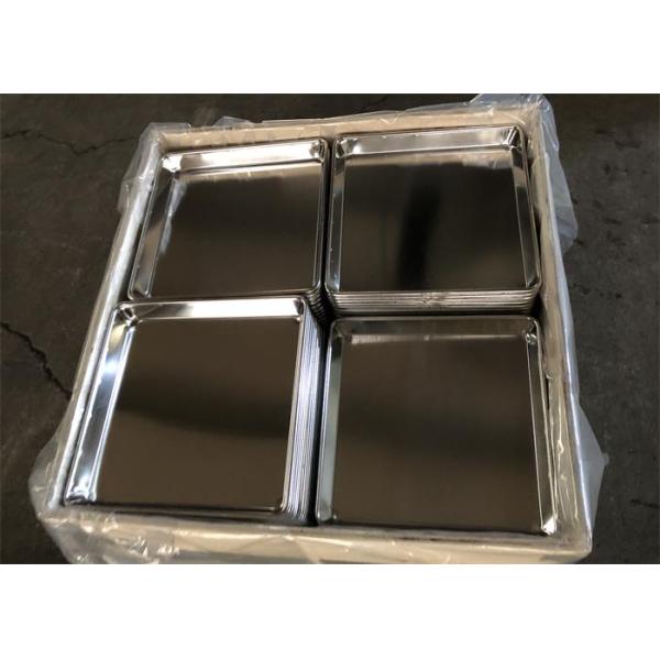 Customizable Food Grade Stainless Steel Baking Tray Oven Baking Pan 0.6mm