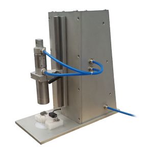 China Tabletop Plastic Bottle Semi Auto Capping Machine Vial Crimper on sale