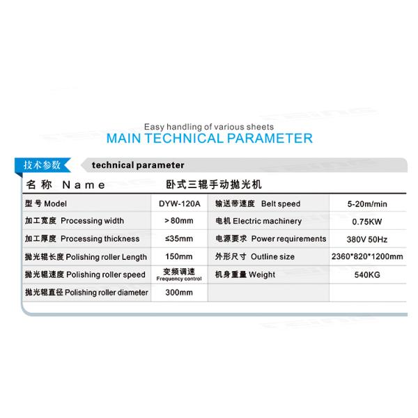 Home 150mm Polishing Roller Woodworking Brush Sanding Machine with Manual Operation