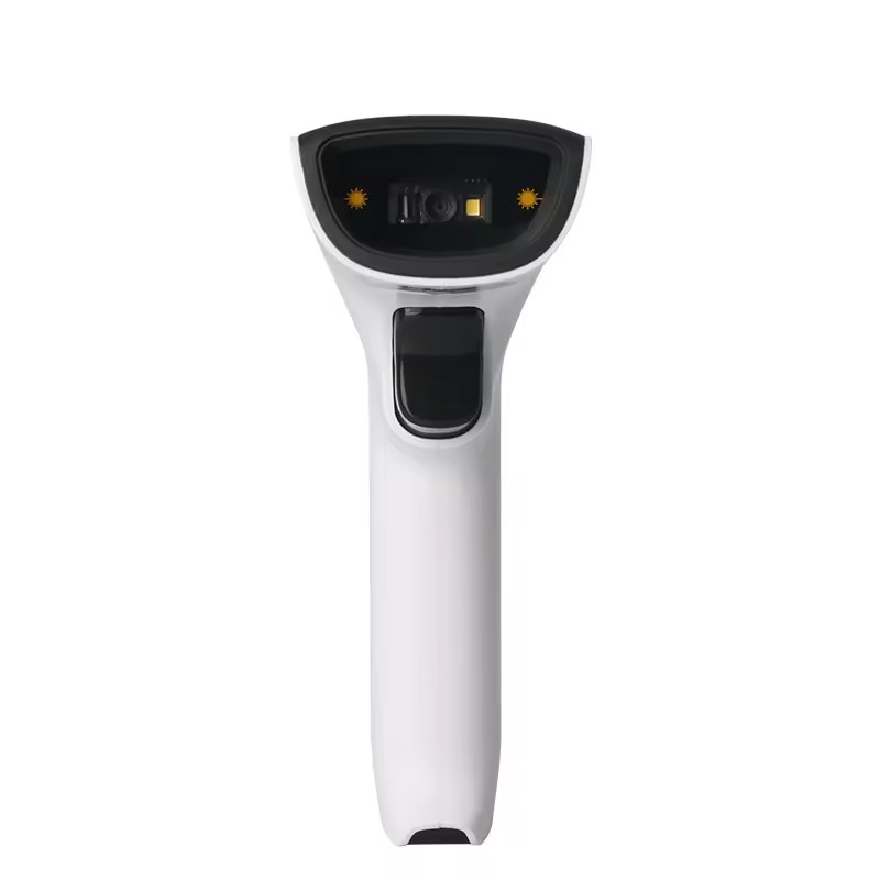 Quality 2200mAh 2D Bluetooth QR Code Reader And Wireless 2.4G Image Barcode Scanner DS6510B-M9 With Charging Stand for sale