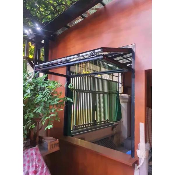 Aluminium Folding Window Organ Horizontal Folding Window Tempered Glass Sliding Folding Window